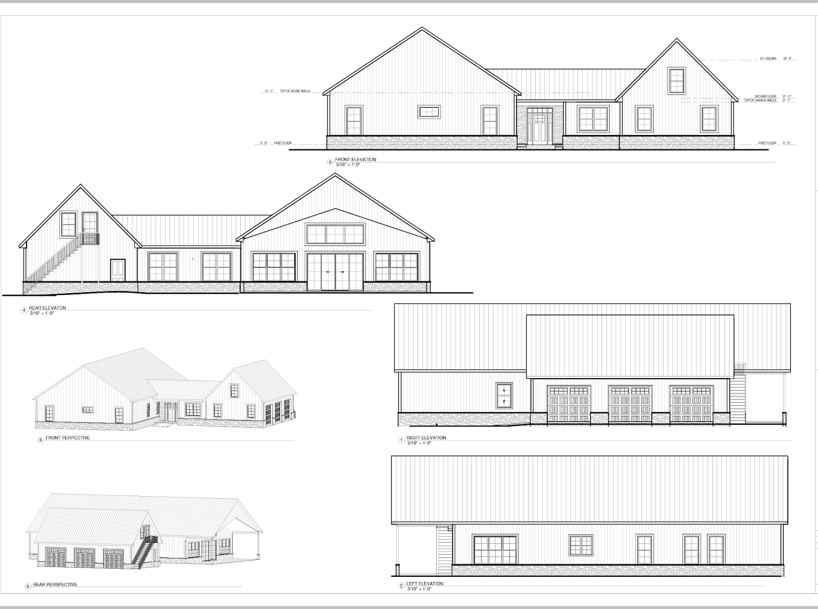 A floorplan for a Barndominium.