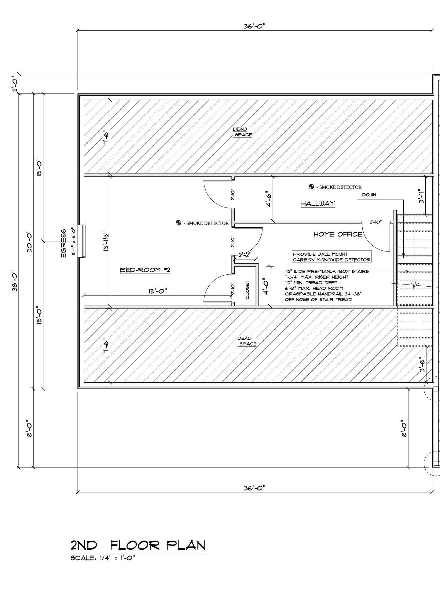 A blueprint floorplan for a Barndominium.